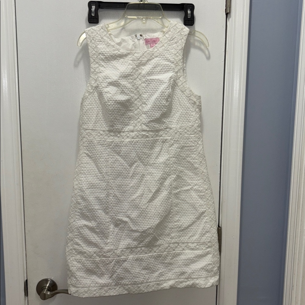 Lilly Pulitzer white Textured Dress size 4
